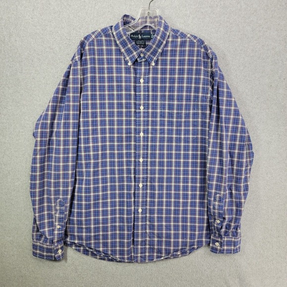 Polo Ralph Lauren Other - Polo Ralph Lauren Custom Fit Shirt Men's Extra Large XL Plaid Button Collared
